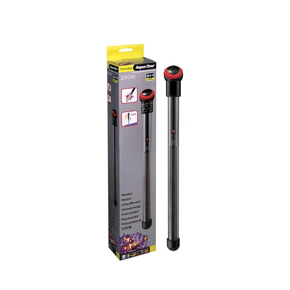 Aqua One Thermosafe Heater - 200W | 40CM | Hydroponics | Aquarium