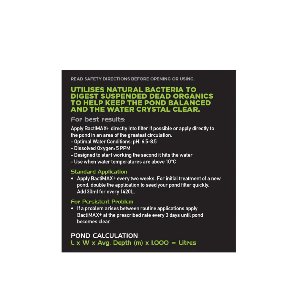 PondMAX BactiMAX+ Natural Water Clarifier - 940ML