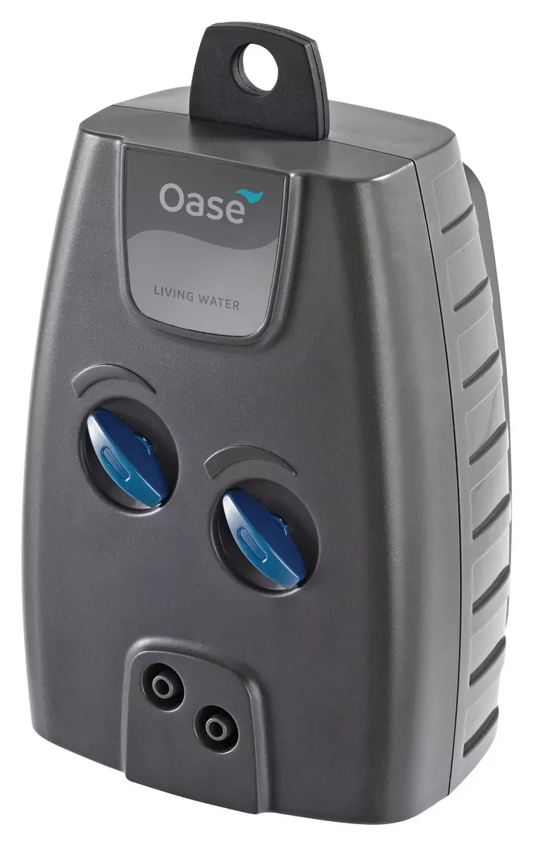 OASE OxyMax 400 Aquarium Air Pump - 360L/H | Dual Outlet