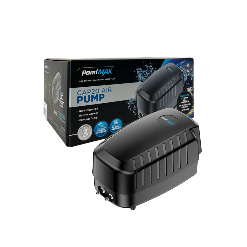 PondMAX Air Pump - CAP20 | Flow Rate 13 L/Min x 2