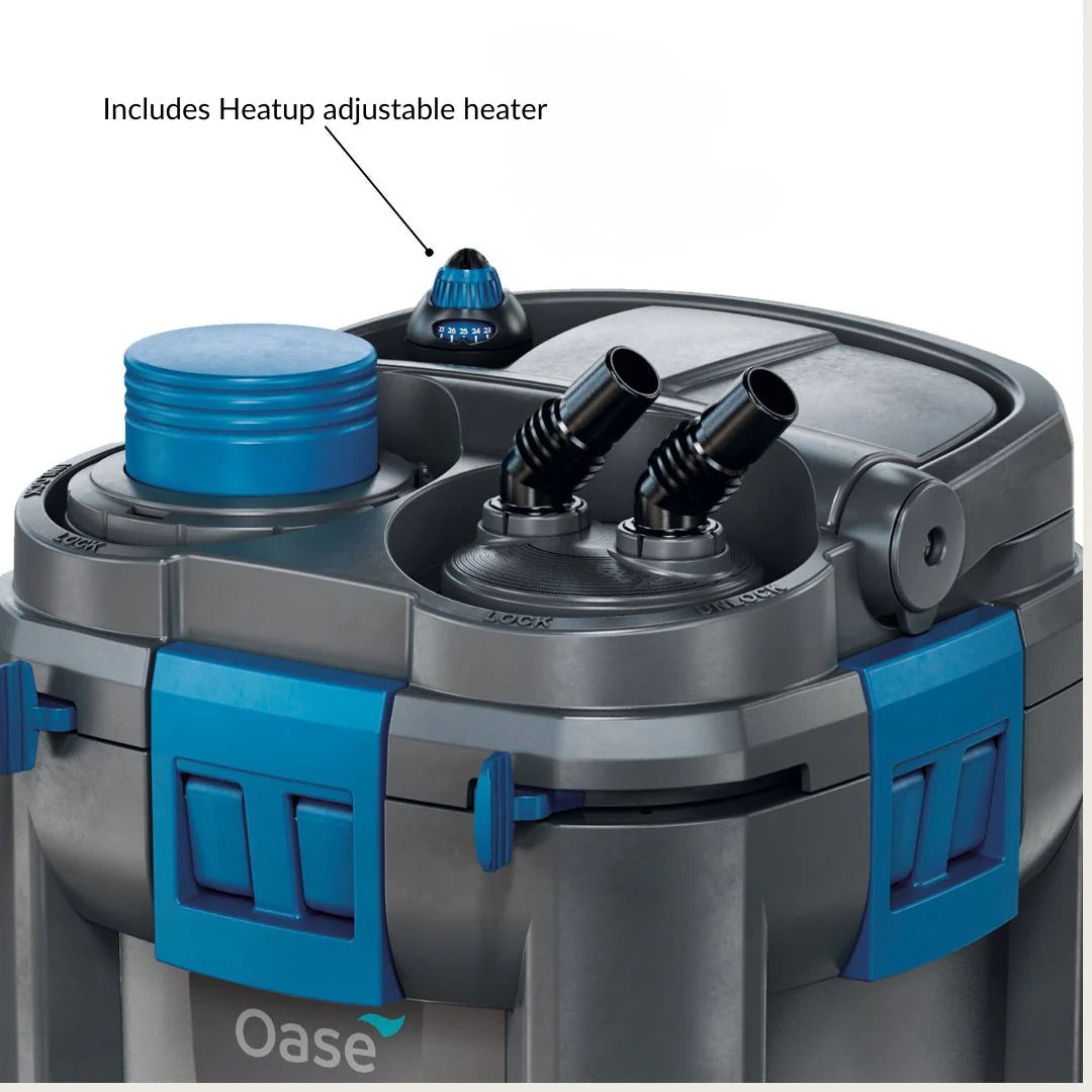 OASE BioMaster2 Thermo 250 Canister Filter - 900 L/H | External Aquarium Filter w/ Heater