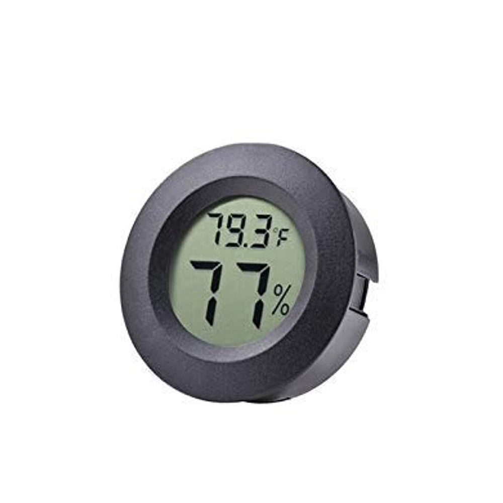 Mini Round Digital Hygrometer & Thermometer | Temp & Humidity Monitor