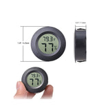 Mini Round Digital Hygrometer & Thermometer | Temp & Humidity Monitor