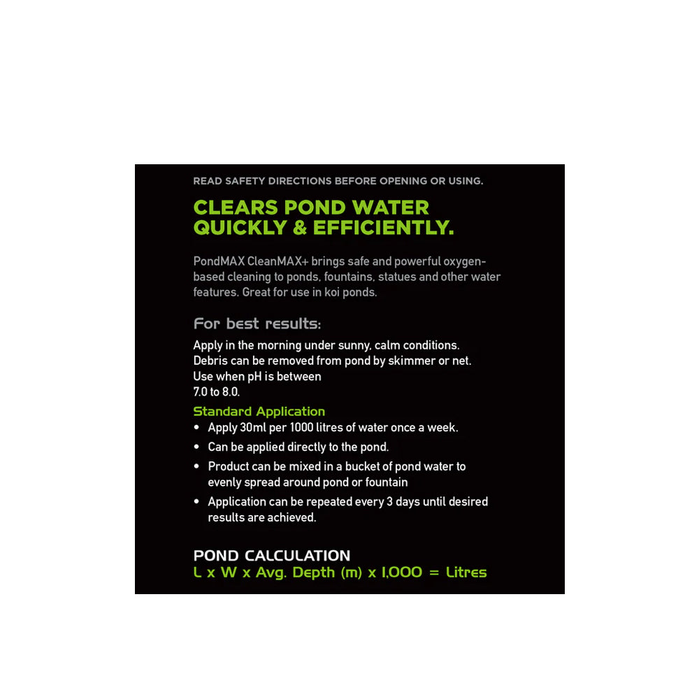 PondMAX CleanMAX+ Algaecide - 940ML