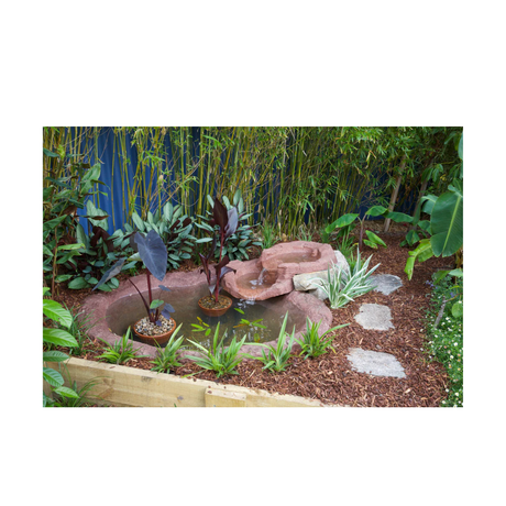 PondMAX Medium Rock Look Pond - 1060 x 1350 x 380MM | Natural Finish | 165L