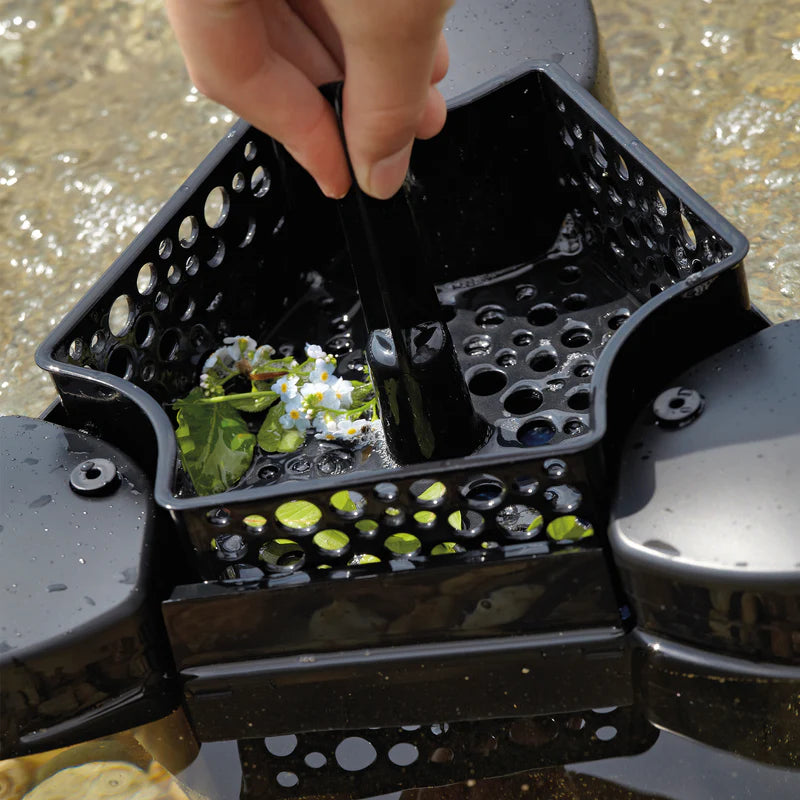 OASE SwimSkim 25 - 2500 L/H | Floating Pond Skimmer w/ Integrated Aerator