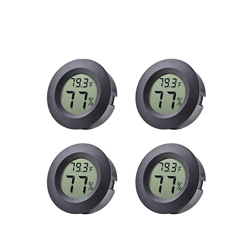 Mini Round Digital Hygrometer & Thermometer | Temp & Humidity Monitor
